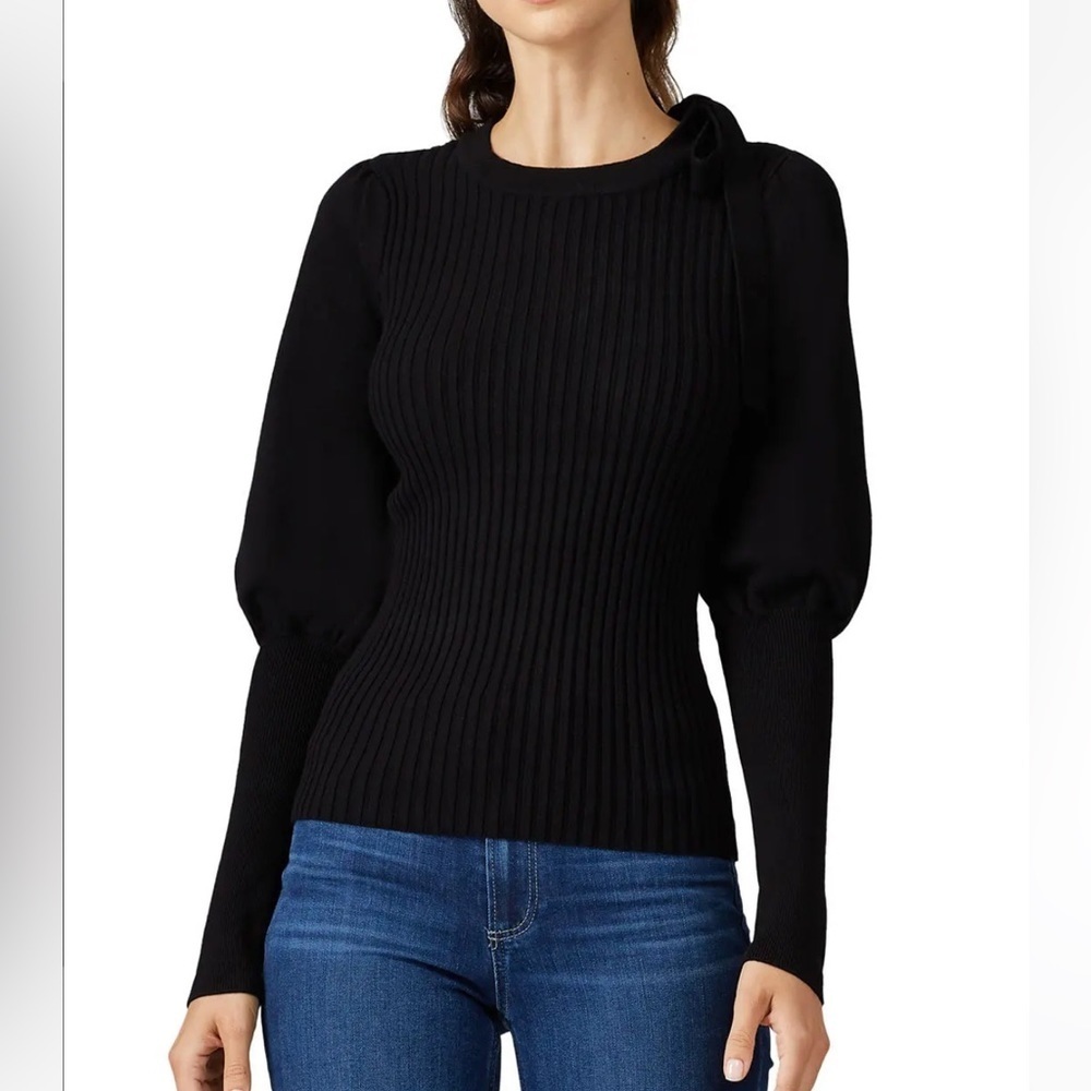 ML‎ Monique Lhuillier Shoulder Tie Sweater